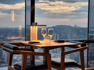 Elegant restaurant setting